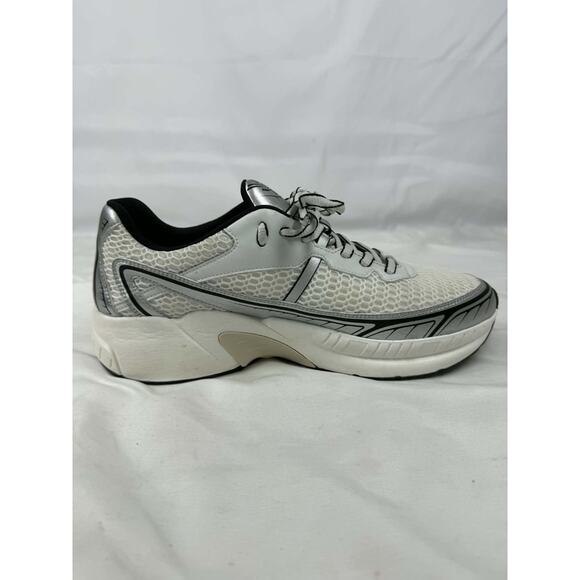 Givenchy Nfnty-52 White Gold Leather Logo Sneakers Men US 10 SPB-TS 366119 main image 10